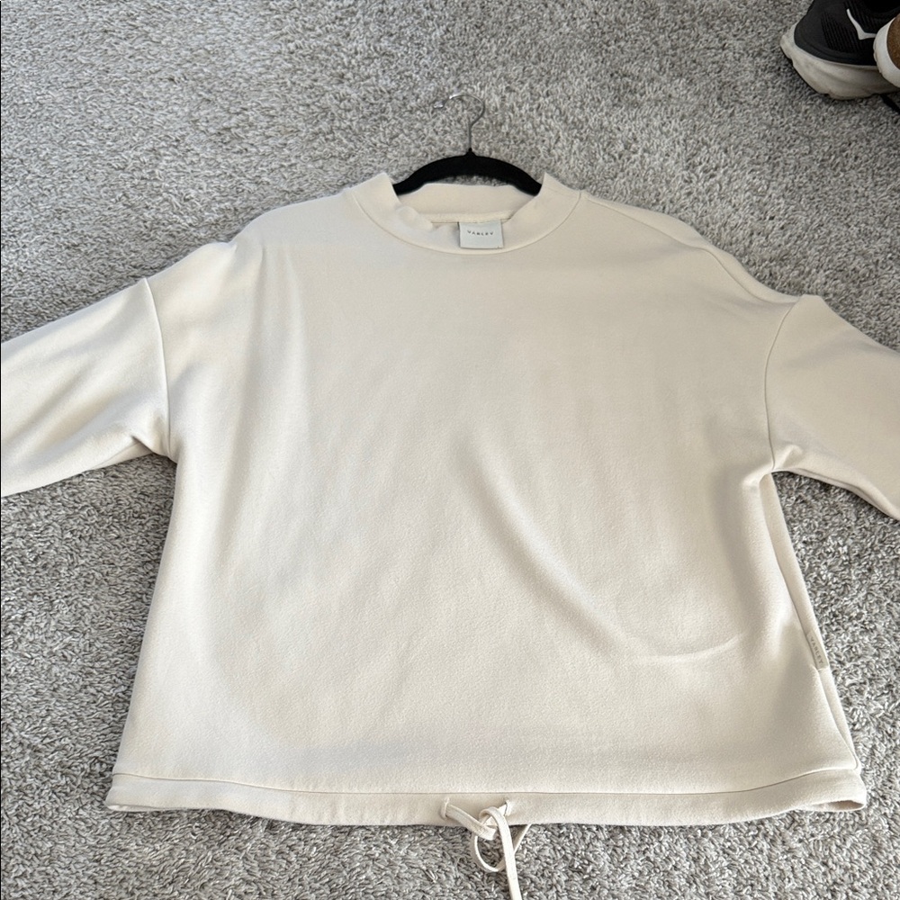 Varley Cream short sleeve sweatshirt Top
